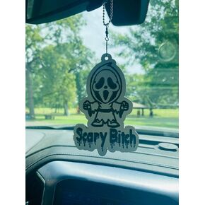 Ghostface-Jason-Michael-Pennywise-Freddy Horror Themed Car vehicle Mirror Hanger Decor (Michael)