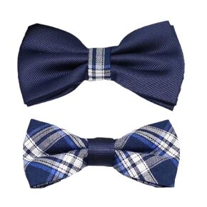 TIB Navy Bow Tie لأبي وابنه ، مجموعة هدايا Daddy ME ، الجد وأنا ، الأب الابن مطابقة ، ربطة عنق طفل صغير ، أبيني ، بعض الشيء الأزرق