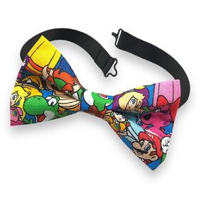 Mario Bros Adult Bow Tie/Pre-Tied Ready to Ship Bow Tie