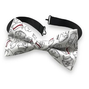 Nurse Hat Adult Bow Tie/Pre-Tied Ready to Ship BowTie/Medical Preppy Bow Tie Accessory
