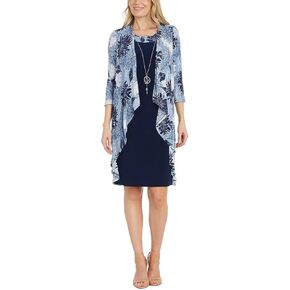 R&M Richards Womens 2PC Short Two Piece Dress in Kuwait