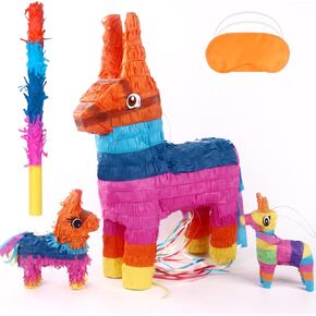 Taco Pinatas -Mexican Pinatas with Bat and Hanging Loop-Taco Pinatas for Fiestas, Cinco de Mayo Decorations, Mexican Themed Party, Girls Kids Taco Bout Parties Festival Birthday Party Favors Supplies in Saudi Arabia