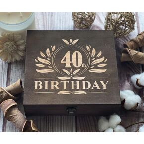 Make the 60th Birthday Special with A Unique Happy 60th Birthday Engraved Wooden Box, Perfect for Milestone Memories