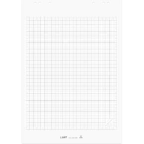 Limit 1 x flip chart pad, squared, pad with 20 sheets, 80 g/m² paper, 6 holes