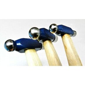 Ball Peen Hammer Set 3 Ball Pein Hammers 1oz 2oz 4oz Hobby Craft Jewelry Making Hammer by JTS