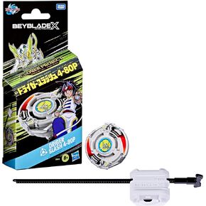 Beyblade X X-Over Project Driger Slash 4-80P Starter Pack Set with Takara Tomy Balance Type Top and Launcher, Battling Tops Game Toys, Ages 8+