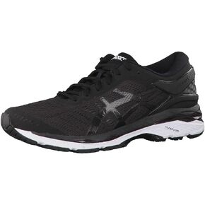 ASICS Men's Gel-Nimbus 24 Mesh Knit Running Shoes, 7.5, Black/Black in Kuwait