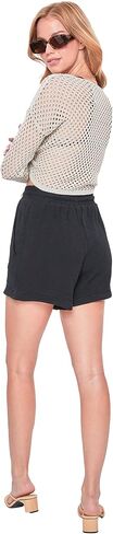 YMI Women's Double Gauze Drawstring Banded Hem Shorts Deal in Saudi Arabia
