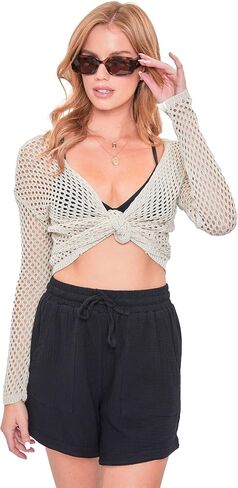 YMI Women's Double Gauze Drawstring Banded Hem Shorts Deal in Saudi Arabia