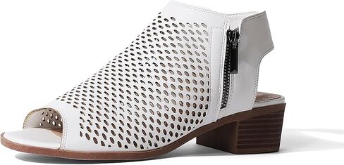 J. Adams Tracy Booties for Women - Peep Toe Low Block Heel Bootie in Kuwait