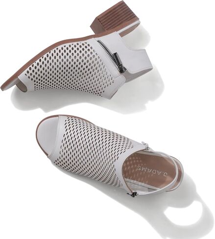 J. Adams Tracy Booties for Women - Peep Toe Low Block Heel Bootie in Kuwait