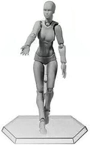 PVC Action Figure Body with Holder - Opesable Desible - لرسم الرسومات (MAN) (امرأة) (رجل) (امرأة) (رجل) (امرأة) in Kuwait