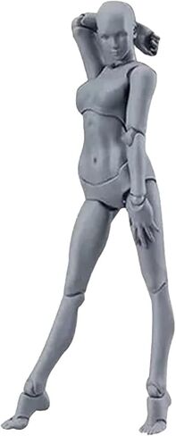 PVC Action Figure Body with Holder - Opesable Desible - لرسم الرسومات (MAN) (امرأة) (رجل) (امرأة) (رجل) (امرأة) in Kuwait