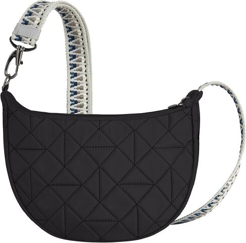 Travelon Boho Anti-Theft Crescent Crossbody, Lush Blue in Saudi Arabia