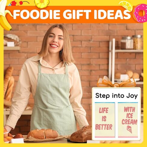 HAPPYPOP Unisex Ice Cream Gifts For Ice Cream Lovers Ice Cream Socks, Funny Gifts For Men Women in Saudi Arabia