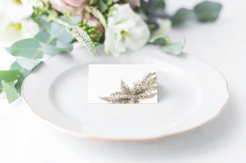 Pampas Place Cards, Pack of 100, Wedding Seating Cards, Escort Cards, 2.5 x 3 inches, Scored and Ready To Use in Saudi Arabia
