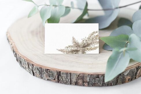 Pampas Place Cards, Pack of 100, Wedding Seating Cards, Escort Cards, 2.5 x 3 inches, Scored and Ready To Use in Saudi Arabia