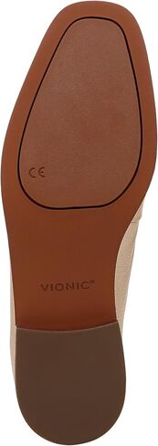 حذاء Vionic النسائي Wren Sellah أنيق خفيف الوزن - حذاء مسطح للسيدات يتضمن نعلًا داخليًا لتقويم العظام ونعلًا خارجيًا مبطنًا لدعم القوس، مصنوع من جلد المعكرون بعرض 7.5 سم in Saudi Arabia