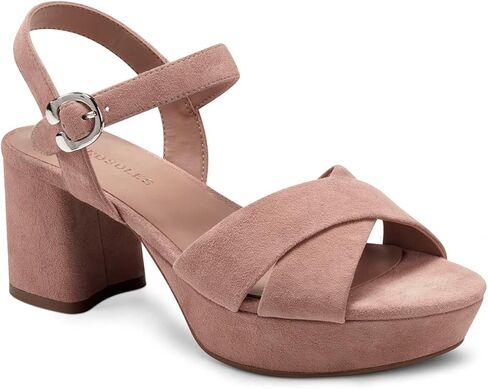 Aerosoles Women's Cosmos Heeled Sandal, Silver, 7 Wide in Kuwait