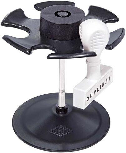0646 – Stamp Holder with 6 Compartments – Round Noir Black in Saudi Arabia