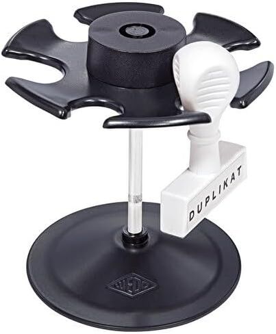 0646 – Stamp Holder with 6 Compartments – Round Noir Black in Saudi Arabia