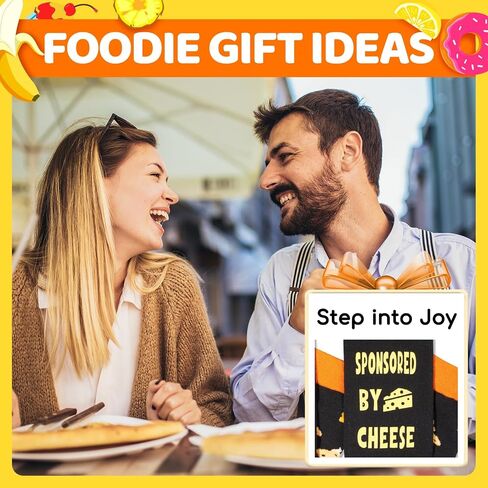 HAPPYPOP Cheese Socks Men Women, Funny Cheese Gifts Cheese Lovers Gifts, Food Socks in Saudi Arabia
