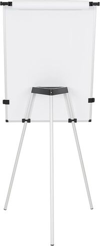Bi-Office Earth Kyoto Paper Roll Tripod Non Magnetic Easel With Extendable Arms, 70 x 100 cm (Euro size), Dry Wipe Surface, Aluminium Frame in Saudi Arabia
