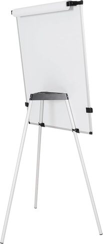 Bi-Office Earth Kyoto Paper Roll Tripod Non Magnetic Easel With Extendable Arms, 70 x 100 cm (Euro size), Dry Wipe Surface, Aluminium Frame in Saudi Arabia
