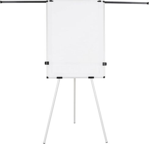 Bi-Office Earth Kyoto Paper Roll Tripod Non Magnetic Easel With Extendable Arms, 70 x 100 cm (Euro size), Dry Wipe Surface, Aluminium Frame in Saudi Arabia