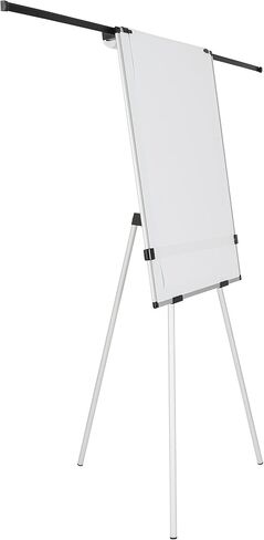 Bi-Office Earth Kyoto Paper Roll Tripod Non Magnetic Easel With Extendable Arms, 70 x 100 cm (Euro size), Dry Wipe Surface, Aluminium Frame in Saudi Arabia