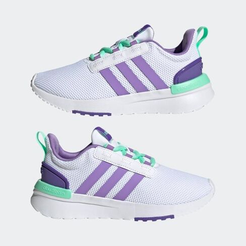 adidas Racer TR21 Shoes Kids', White, Size 2.5 in Saudi Arabia