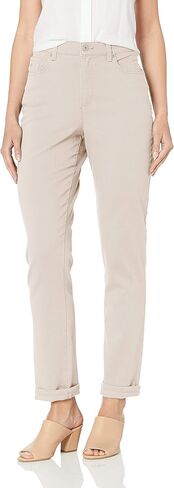 Gloria Vanderbilt Women's Classic Amanda High Rise Tapered Jean, Rinse Noir, 6 Long in Saudi Arabia