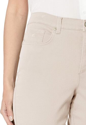 Gloria Vanderbilt Women's Classic Amanda High Rise Tapered Jean, Rinse Noir, 6 Long in Saudi Arabia