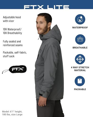 FROGG TOGGS Men's Ftx Lite Wading Waterproof, Breathable, Fishing Jacket in Saudi Arabia