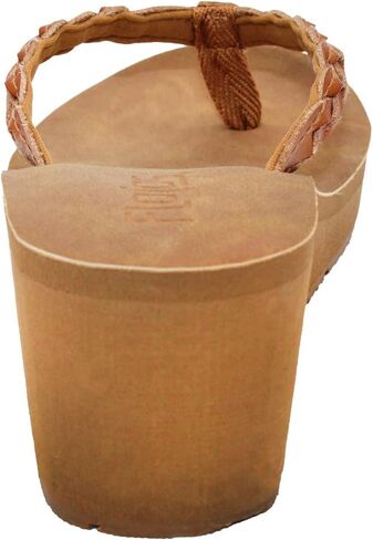 Flojos Women's Nella Wedge Sandal Tan 7 in Saudi Arabia