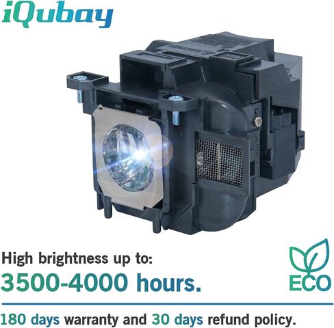 ELP71/V13H010L71 استبدال المصباح الكهربي لإبسون ELPLP71 475Wi 480i 485Wi 470 475W 480 485W eb-475wi eb-485wi 1410Wi 1400Wi EB-485W EB-480E EB-480 EB-475Wi 75 وات EB-470 مع مبيت in Saudi Arabia