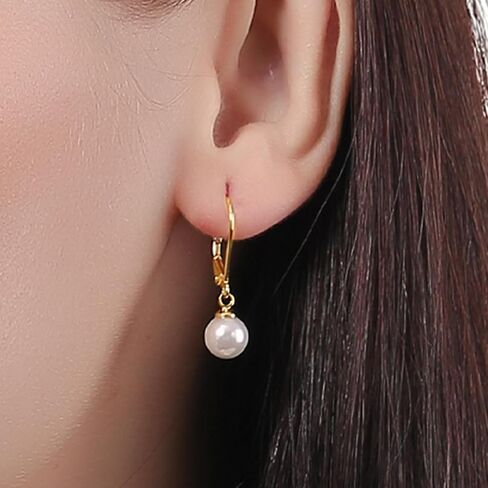ToHeart Gold Clover Earrings for Womens 14K Gold Clover Hoop Earrings Lightweight Four Leaf Clover Earrings Gifts Bff Birthday in Kuwait