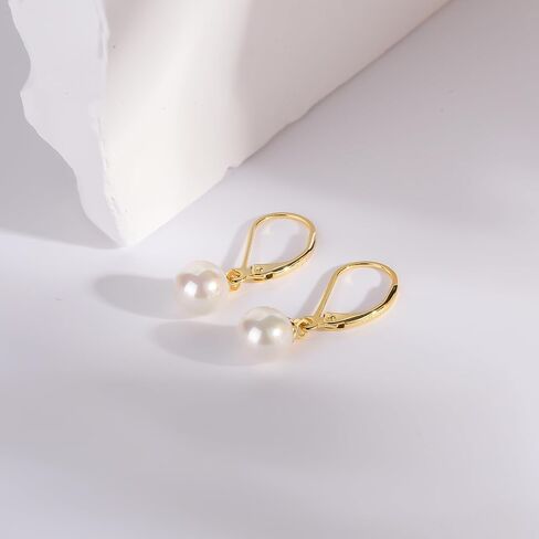 ToHeart Gold Clover Earrings for Womens 14K Gold Clover Hoop Earrings Lightweight Four Leaf Clover Earrings Gifts Bff Birthday in Kuwait