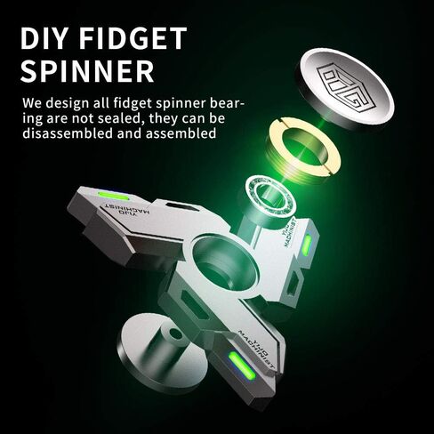 Premium Metal Fidget Spinner for Adults,Fidget Toys,Glowing Effect in Saudi Arabia