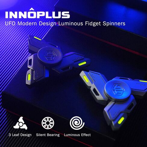 Premium Metal Fidget Spinner for Adults,Fidget Toys,Glowing Effect in Saudi Arabia
