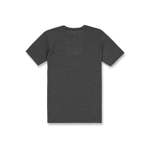 Volcom Men's Regular Correlator Short Sleeve Tee, Dark Black Heather, Small in Saudi Arabia
