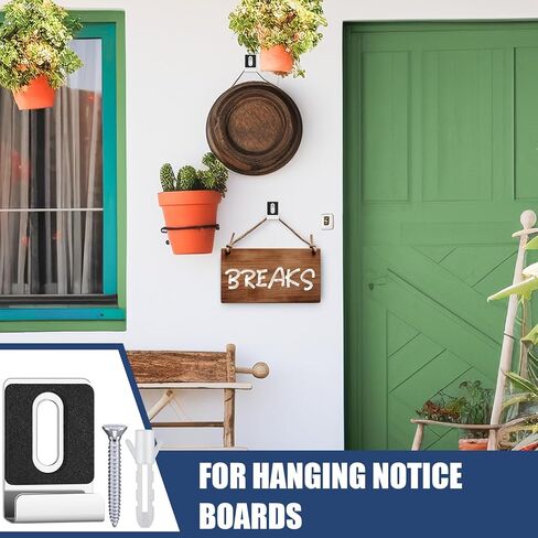 Metal Mirror Clips 1/4 Inch Wide Channel Mirror Holder Clips Mirror Clips for Wall Mounting Heavy Mirror Clips Hanger for Mirror Tile Picture Frame Mirror Hanging Hardware Kit 8 Pieces (Black) in Kuwait