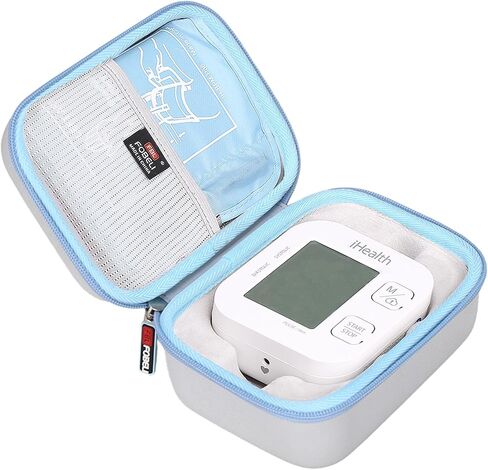 Hard Carrying Case Replacement for iHealth Track Smart Upper Arm Blood Pressure Monitor, Bluetooth Blood Pressure Cuff Machine, Protective Travel Storage Bag (Case Only) in Saudi Arabia