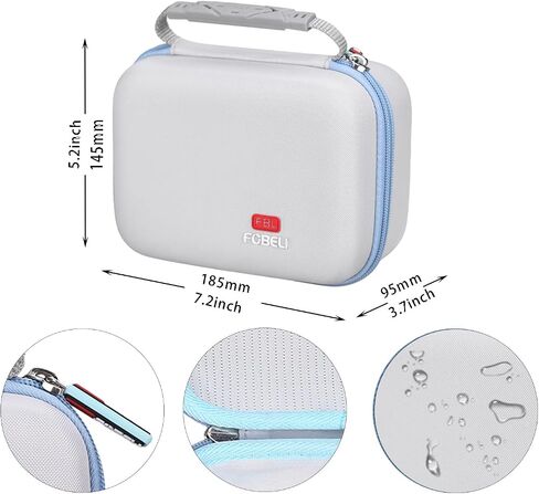 Hard Carrying Case Replacement for iHealth Track Smart Upper Arm Blood Pressure Monitor, Bluetooth Blood Pressure Cuff Machine, Protective Travel Storage Bag (Case Only) in Saudi Arabia