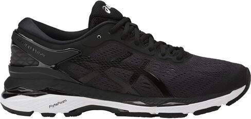 ASICS Men's Gel-Nimbus 24 Mesh Knit Running Shoes, 7.5, Black/Black in Saudi Arabia