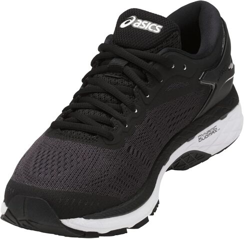 ASICS Men's Gel-Nimbus 24 Mesh Knit Running Shoes, 7.5, Black/Black in Saudi Arabia