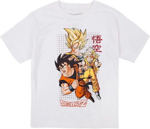 Dragon Ball Z Legend in The Making Youth 3-Pack Crew Neck Short Sleeve T-Shirts Multicolored in Saudi Arabia