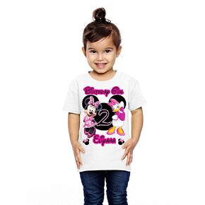 Custom Mouse Birthday Shirt with Any Name and Age Duck Birthday Shirt, baby Mouse Birthday Shirt Personalized Family Matching Shirts