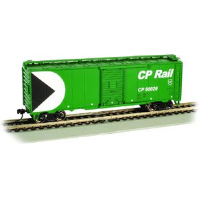 Bachmann Trains - 40' Box Car - CP Rail #60026 - Green - HO Scale