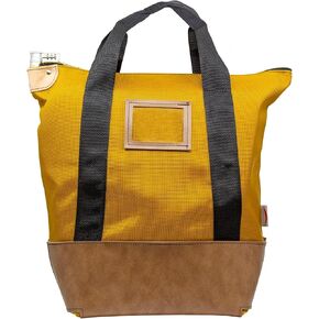 Locking Heavy Duty Security Courier Bag, 18 x 18 x 8 (Gold)